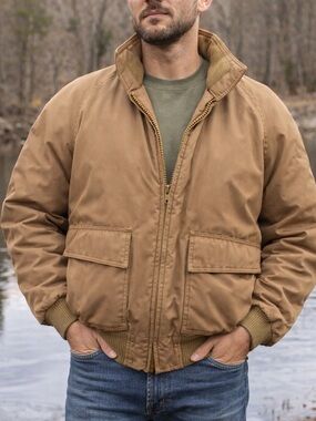 VTG Cabela’s Down Filled Puffer Bomber Jacket